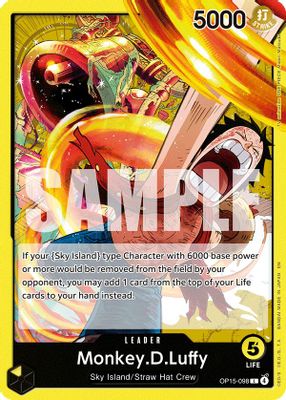 Monkey.D.Luffy OP15-098 card