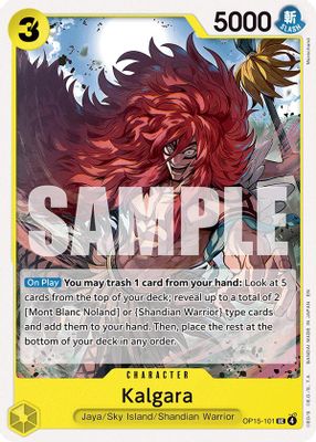 Kalgara OP15-101 card