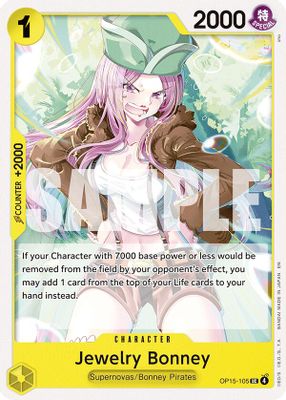 Jewelry Bonney OP15-105 card