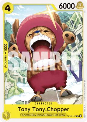 Tony Tony.Chopper OP15-107 card
