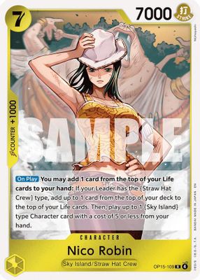 Nico Robin OP15-109 card