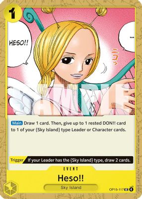 Heso!! OP15-117 card