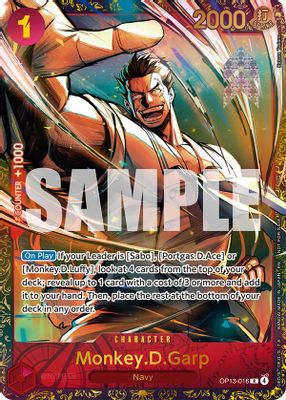 Monkey.D.Garp OP13-016 card