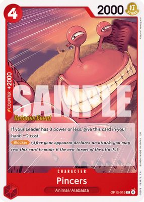 Pincers OP15-013 card