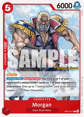 Morgan OP15-017 card