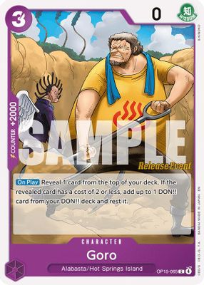Goro OP15-065 card