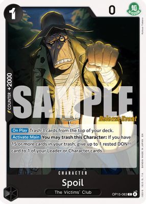 Spoil OP15-083 card