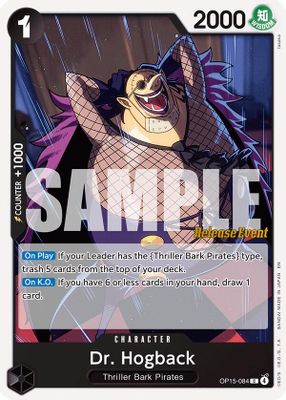 Dr. Hogback OP15-084 card