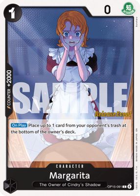 Margarita OP15-091 card