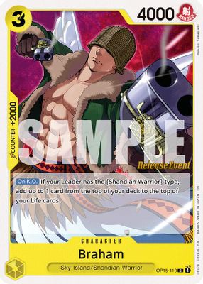 Braham OP15-110 card