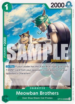 Meowban Brothers OP15-028 card