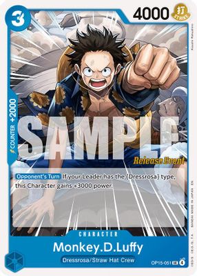 Monkey.D.Luffy OP15-051 card