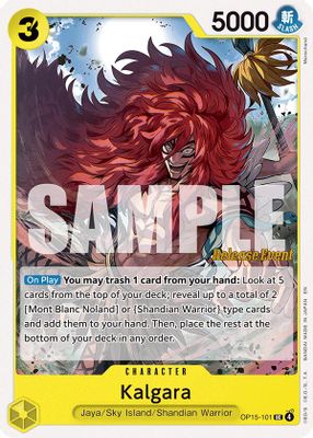 Kalgara OP15-101 card