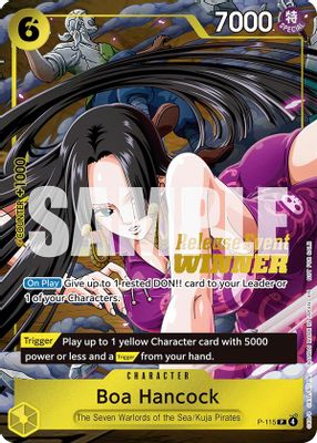 Boa Hancock P-115 card