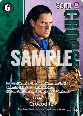 Crocodile P-143 card
