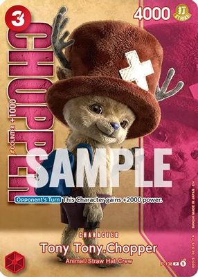 Tony Tony.Chopper P-138 card