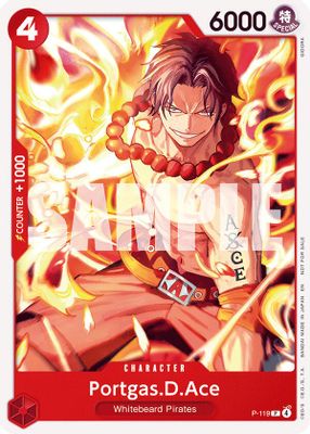 Portgas.D.Ace P-119 card