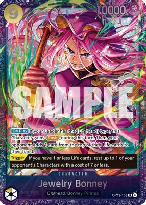 Jewelry Bonney OP13-108 card