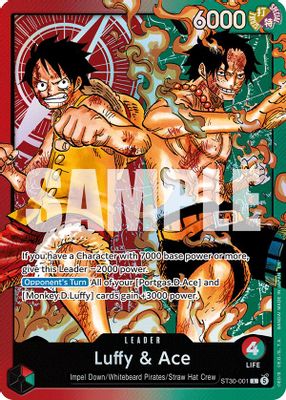 Luffy & Ace ST30-001 card