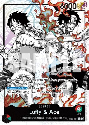 Luffy & Ace ST30-001 card