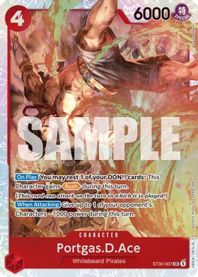 Portgas.D.Ace ST30-007 card