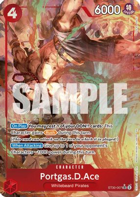 Portgas.D.Ace ST30-007 card