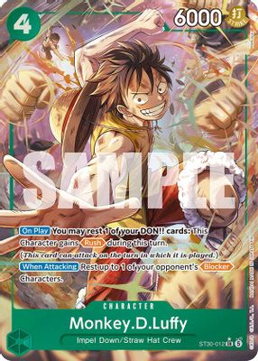 Monkey.D.Luffy ST30-012 card