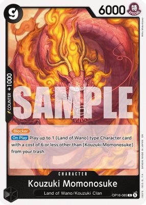 Kouzuki Momonosuke OP16-085 card