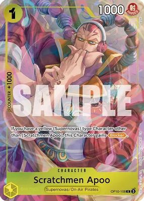 Scratchmen Apoo OP10-108 card