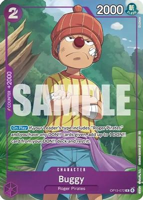Buggy OP13-072 card