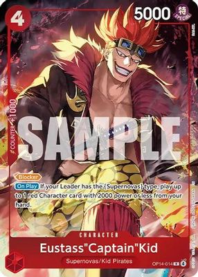 Eustass"Captain"Kid OP14-014 card
