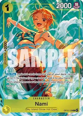 Nami OP15-108 card