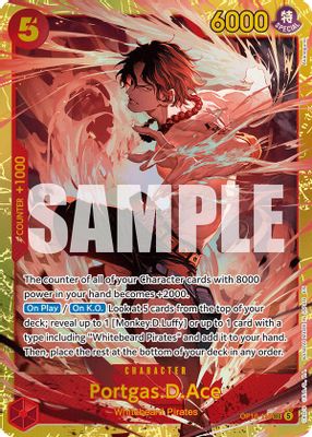 Portgas.D.Ace OP16-118 card