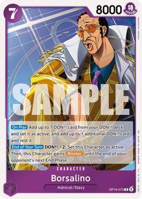 Borsalino OP16-073 card