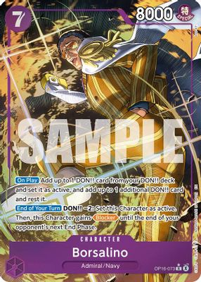 Borsalino OP16-073 card