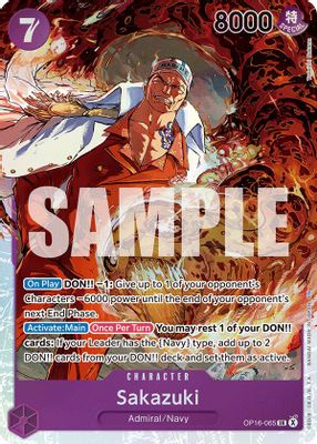 Sakazuki OP16-065 card