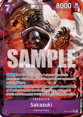 Sakazuki OP16-065 card