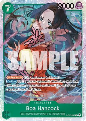 Boa Hancock OP16-032 card