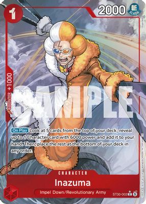 Inazuma ST30-002 card