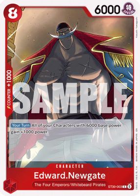Edward.Newgate ST30-003 card