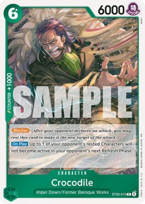 Crocodile ST30-010 card