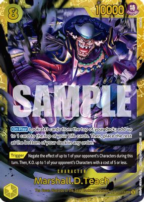 Marshall.D.Teach OP16-119 card