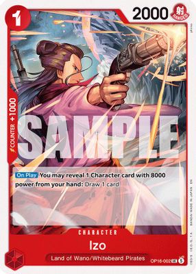 Izo OP16-002 card
