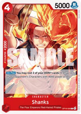 Shanks OP16-006 card