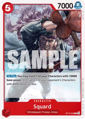 Squard OP16-008 card