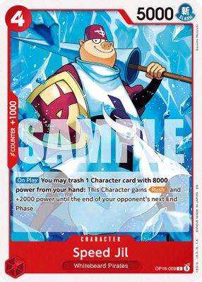 Speed Jil OP16-009 card