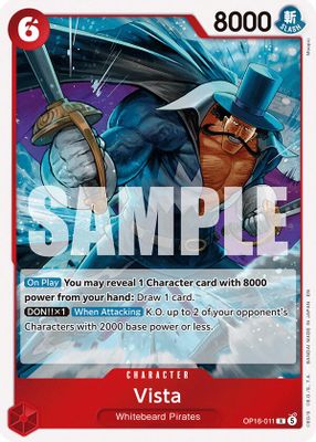 Vista OP16-011 card