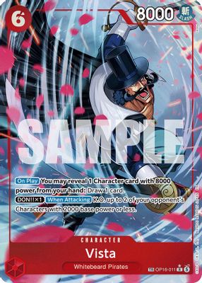 Vista OP16-011 card
