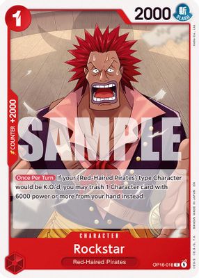 Rockstar OP16-018 card