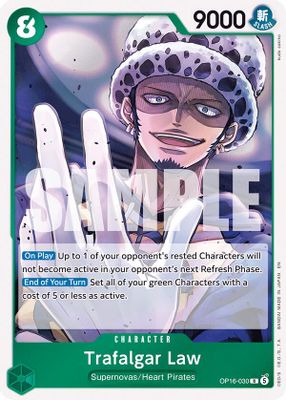 Trafalgar Law OP16-030 card